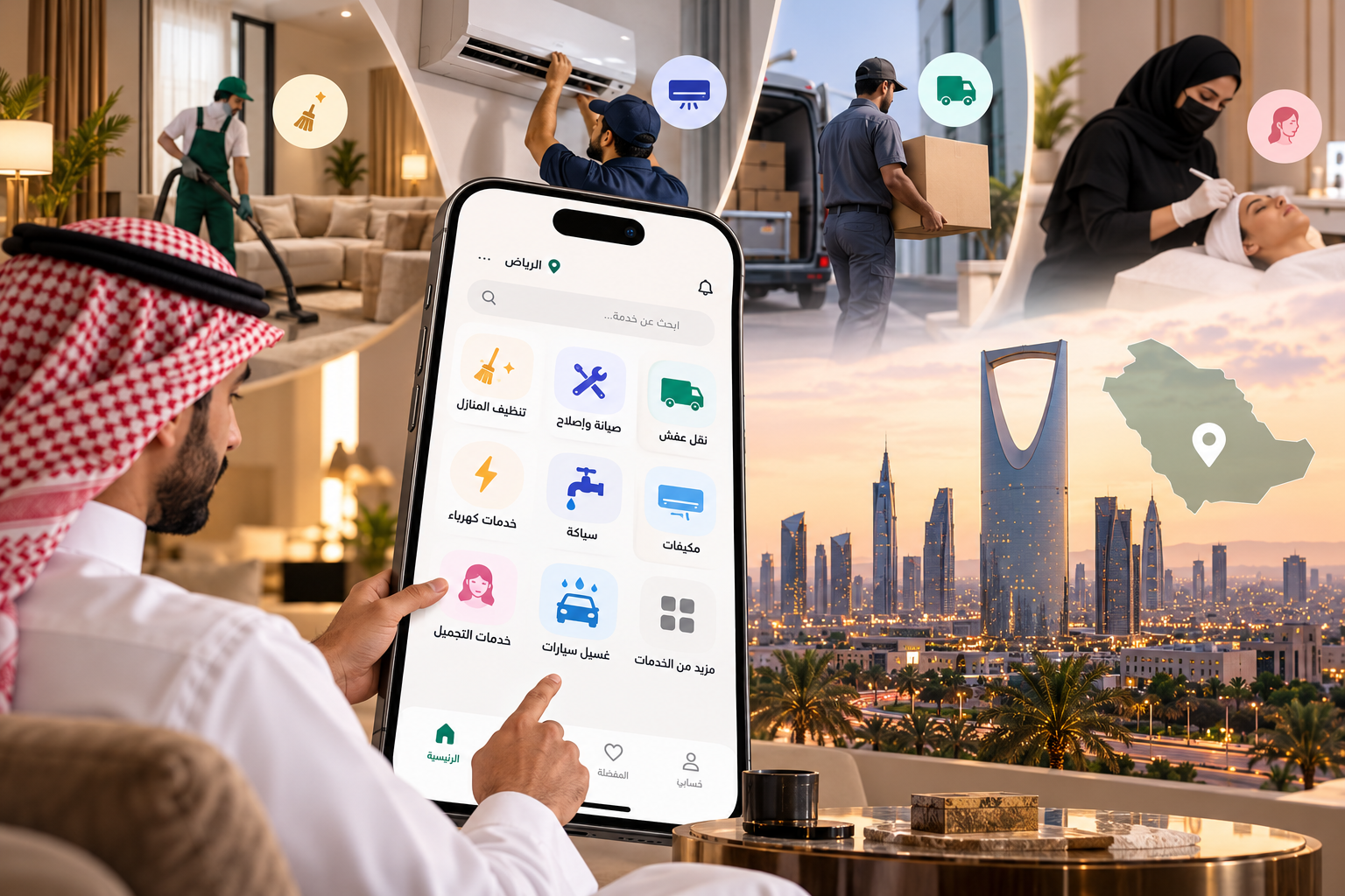 Building a Booking & On-Demand Services App in Saudi Arabia