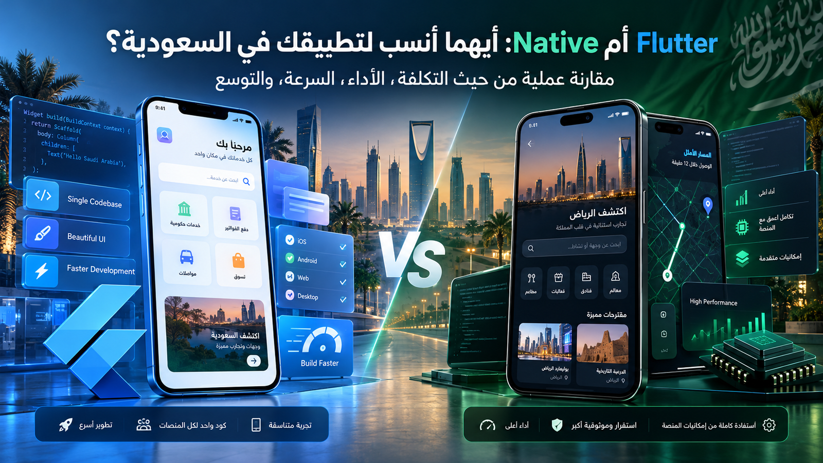 Flutter vs Native: Which Is Right for Your App in Saudi Arabia?